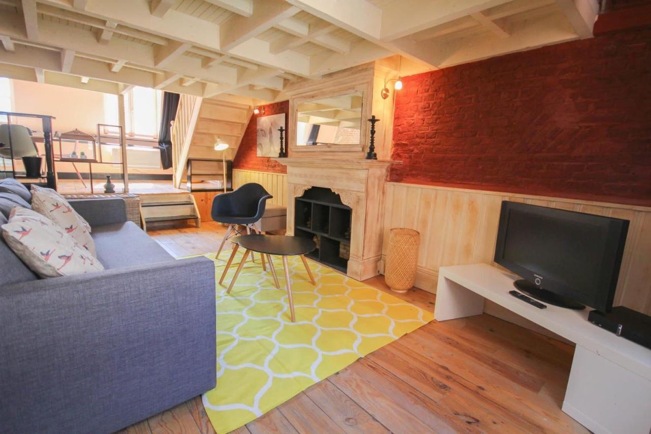 Old Lille - Superb Loft-Type Terrace! リール エクステリア 写真